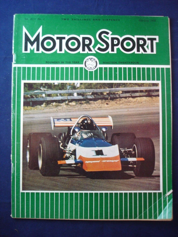 Motorsport Magazine - February 1970