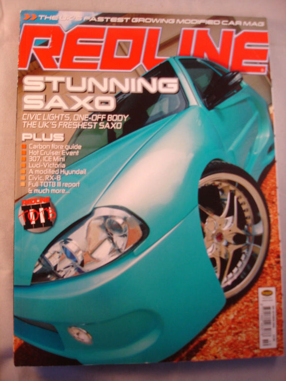 Redline Magazine issue # 81 - 307 - mini - Civic - Rx 8 - Luci Victoria