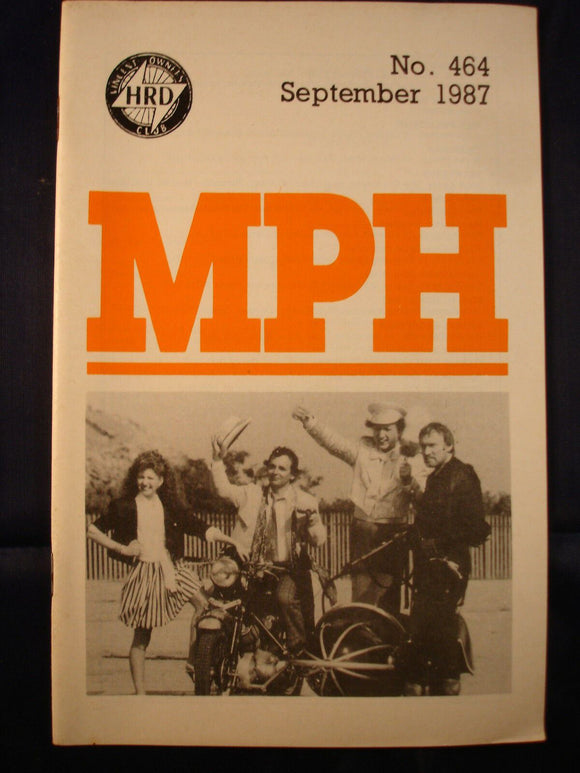 MPH - VOC - Vincent Owners club magazine - issue 464 - September 1987