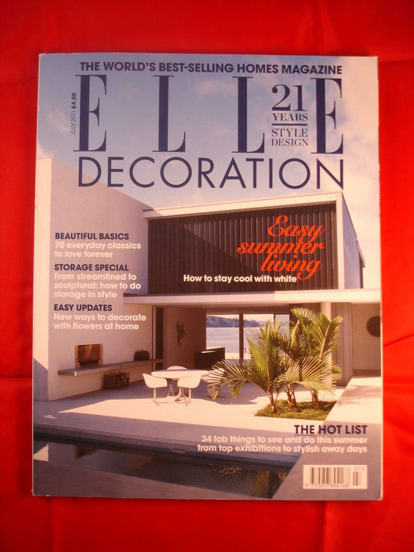 Elle Decoration July 2011 Issue Number 227 Magazine Interior Design Home