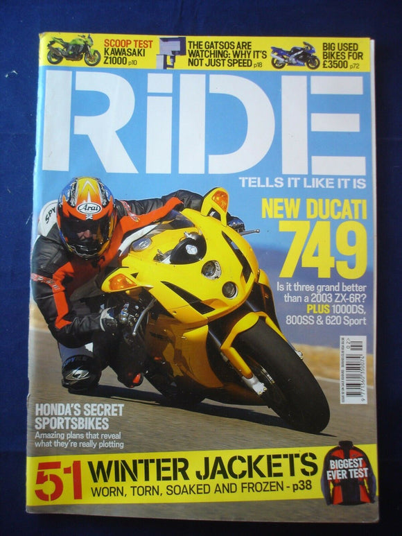 Ride Magazine - Issue 92 - Ducati 749