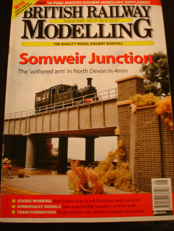 British Railway Modelling Aug 2004 Vol 12 #4 How to build GNR tumlers in 4mm