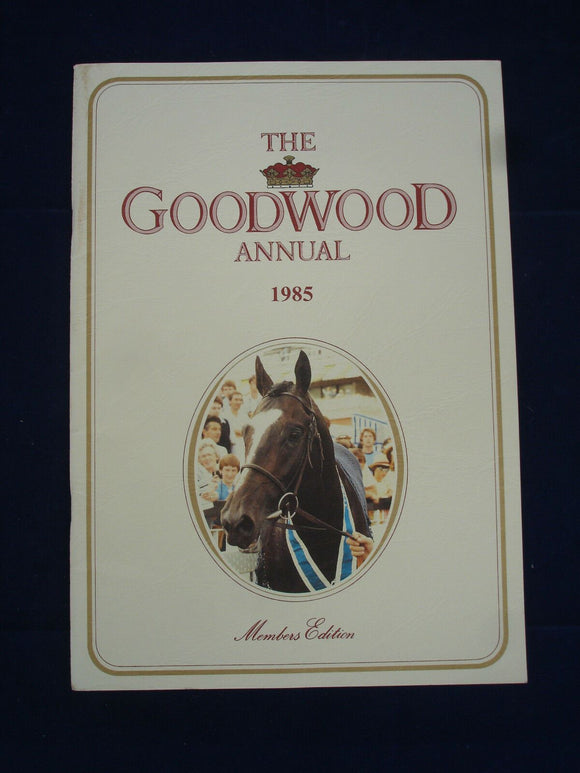 Horse Racing - Goodwood - Yearbook 1985