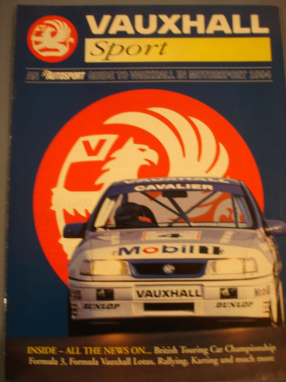 Autosport - Vauxhall in Motorsport 1994