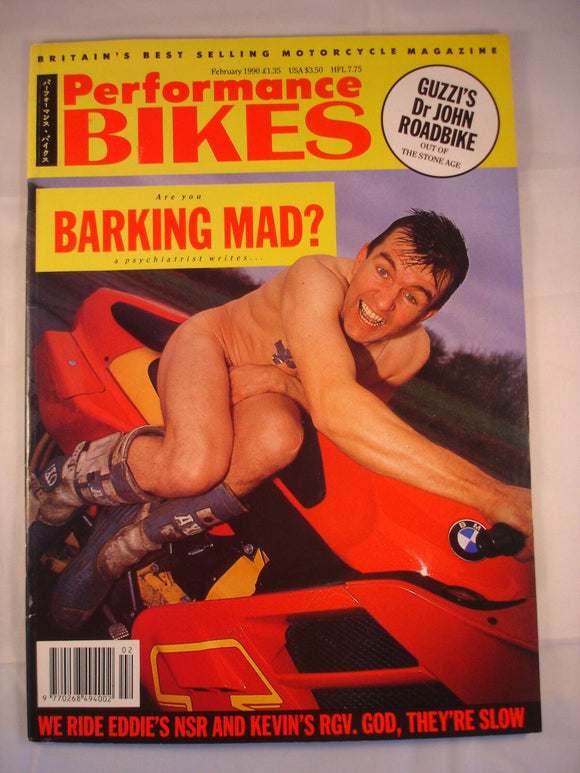 Performance Bikes - February 1990 - NSR - RGV