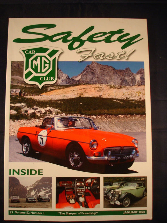 Safety Fast -  MG - Volume 52 Number 1 - January 2008