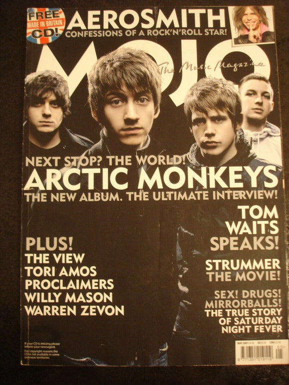Mojo Music mag May 2007 Aerosmith, Arctic Monkeys