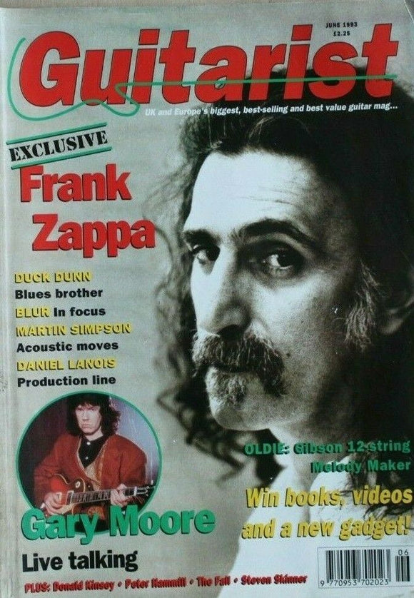 Guitarist magazine - June 1993 - Frank Zappa