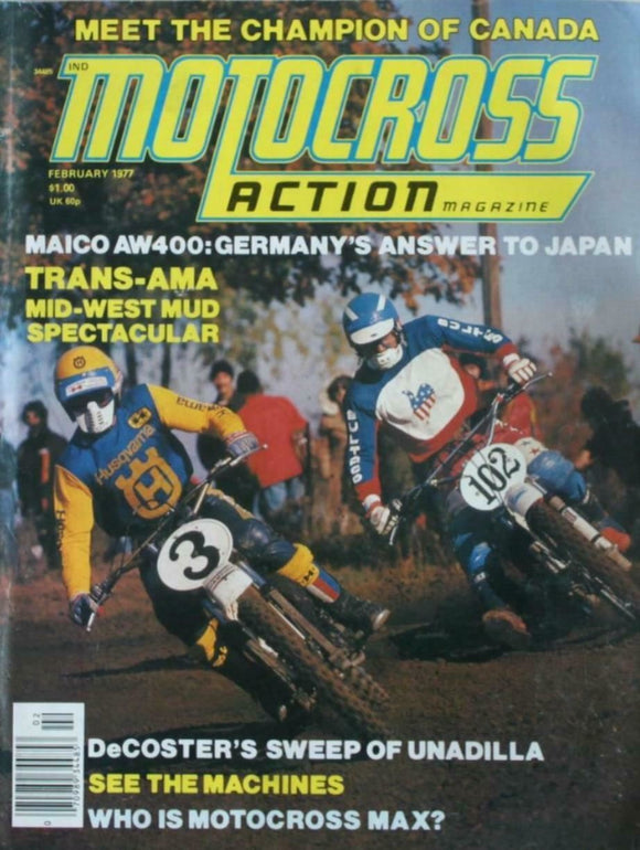 Vintage - Motocross Action Magazine - February 1977 - Birthday gift?