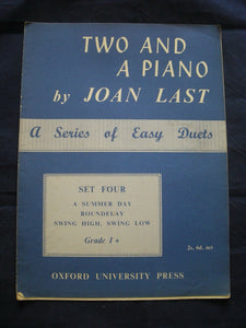Two and a Piano - Joan Last - Vintage Sheet Music - Piano Duet