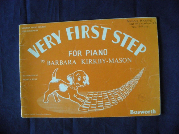 Very first step - Piano - Kirkby Mason - Vintage Sheet Music -