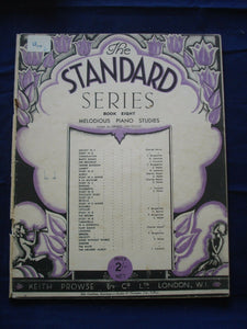 The Standard Series - Book 8 - Melodious Piano studies - Vintage Sheet Music
