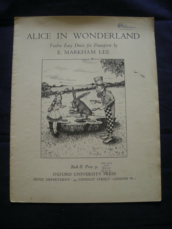 Alice in Wonderland - Markham Lee- Vintage Sheet Music -