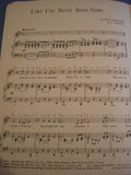Billy Fury - Like I've never been gone - Vintage sheet music