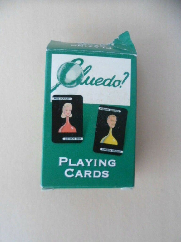 cluedo mini playing cards