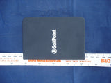 A7 lined notepad black pu leather effect