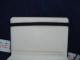 A7 lined notepad black pu leather effect