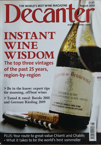 Decanter Magazine - August 2010 - Instant wine wisdom