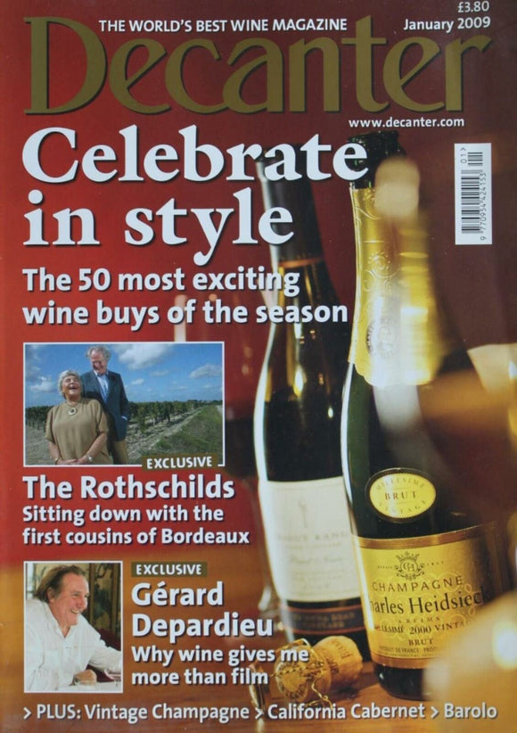 Decanter Magazine - January 2009 - Celebrate in style