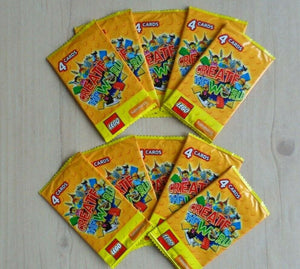 Lego Create The World Trading Cards  (10 x Unopened Packs) Sainsburys