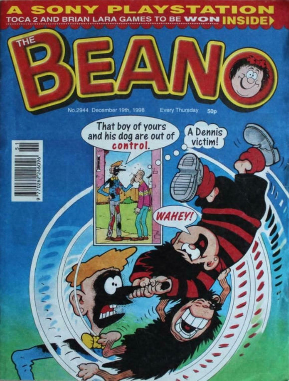 Beano British Comic - # 2944 - 19 December 1998