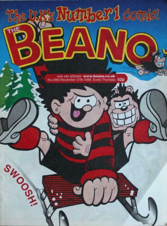Beano British Comic - # 2993 - 27 November 1999