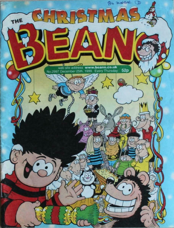 Beano British Comic - # 2997 - 25 December 1999