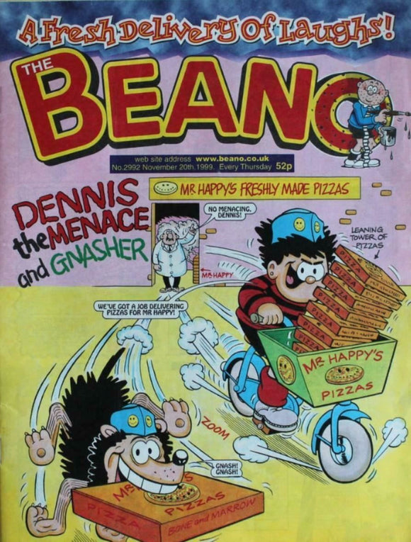 Beano British Comic - # 2992 - 20 November 1999