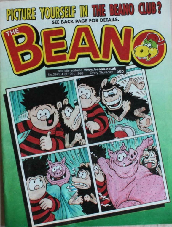 Beano British Comic - # 2973 - 10 July 1999
