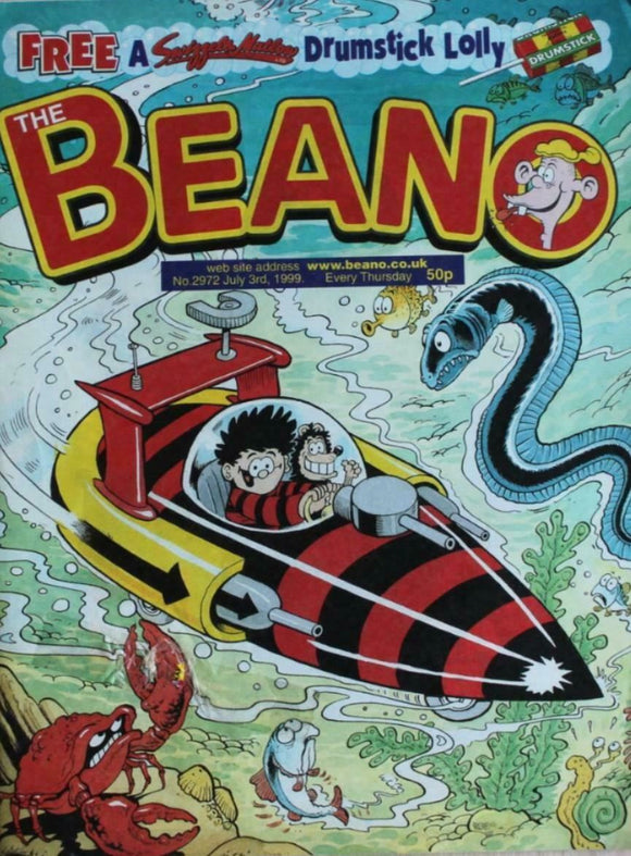 Beano British Comic - # 2972 - 3 July 1999