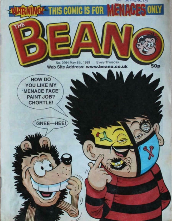 Beano British Comic - # 2964 - 8 May 1999