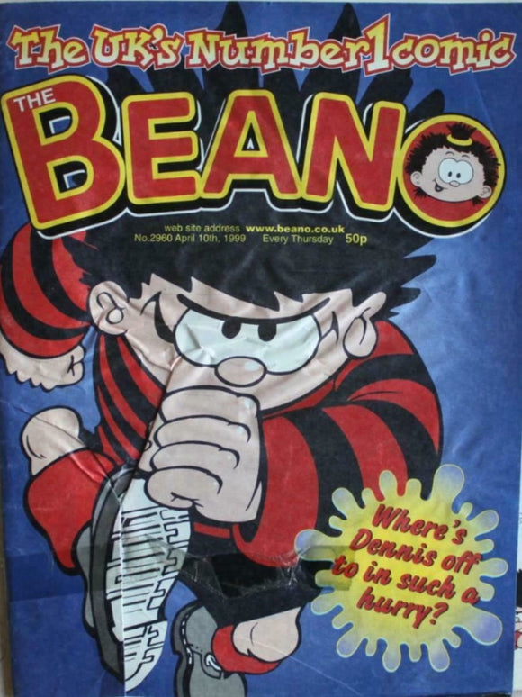 Beano British Comic - # 2960 - 10 April 1999