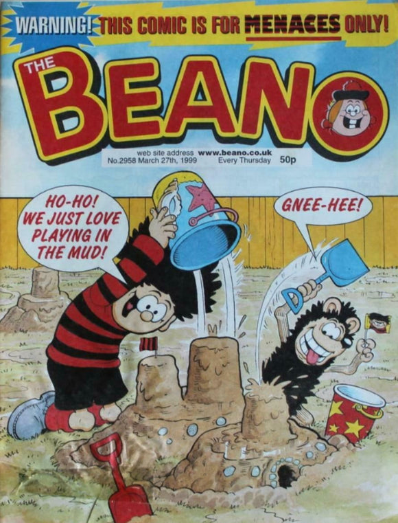 Beano British Comic - # 2958 - 27 March 1999