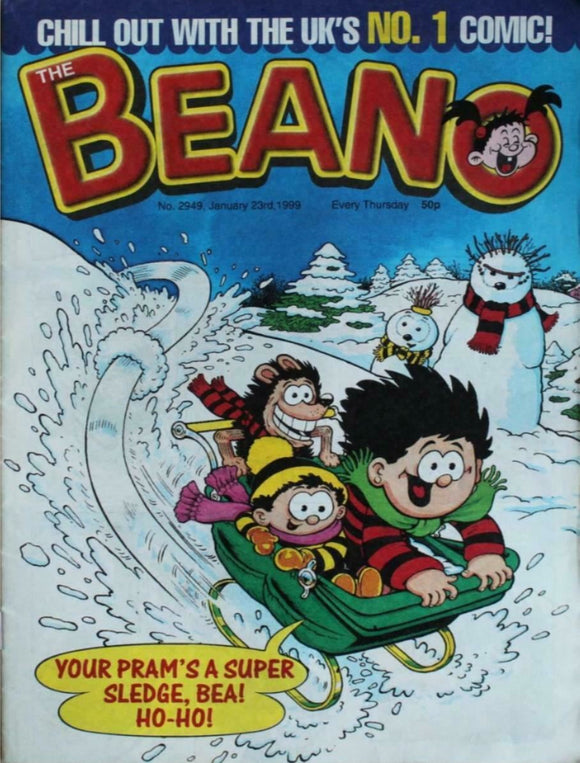 Beano British Comic - # 2949 - 23 January 1999