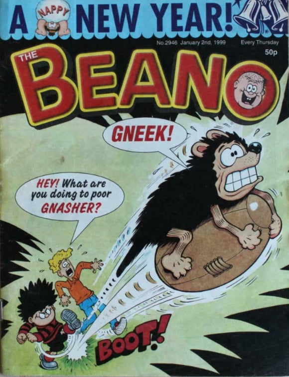 Beano British Comic - # 2946 - 2 January 1999