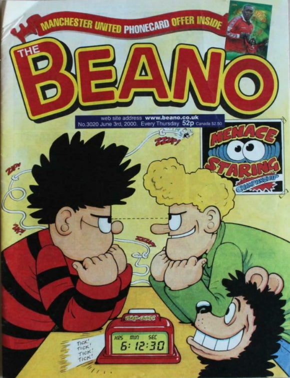 Beano British Comic - # 3020 - 3 June 2000