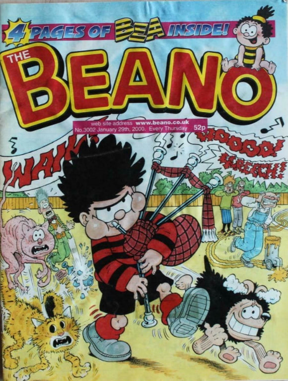 Beano British Comic - # 3002 - 29 January 2000