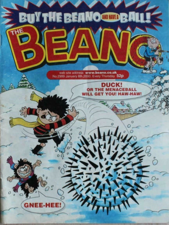 Beano British Comic - # 2999 - 8 January 2000