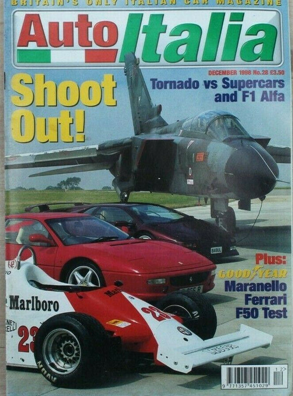 Auto Italia Magazine - December 1998 - Ferrari F355 - Lamborghini Diablo