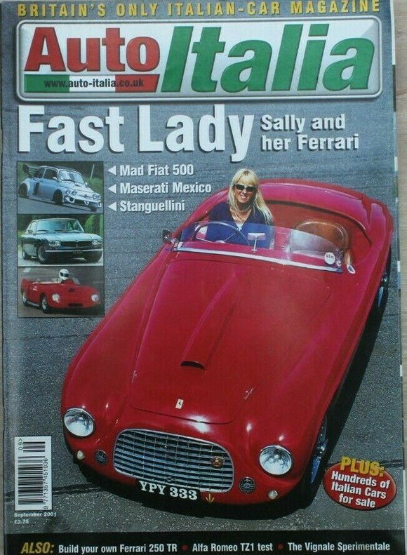 Auto Italia Magazine - September 2001 - Maserati Mexico