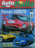 Auto Italia Magazine - March 2002 - Ferrari 330GTO - Maserati Merak