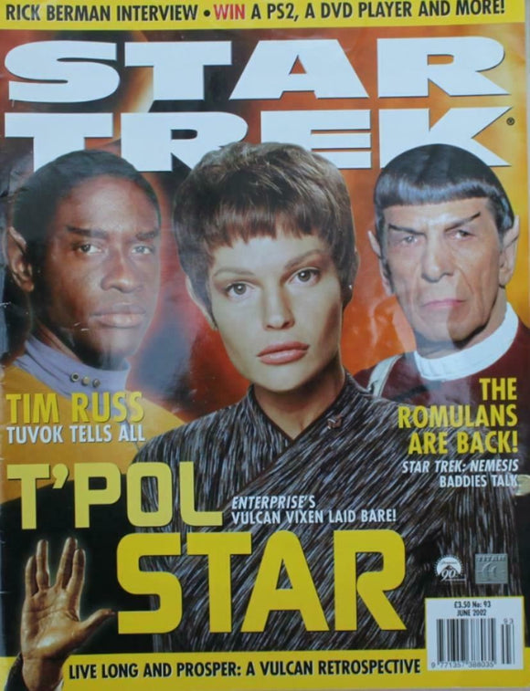 Star Trek magazine - June 2002 - T'Pol Star