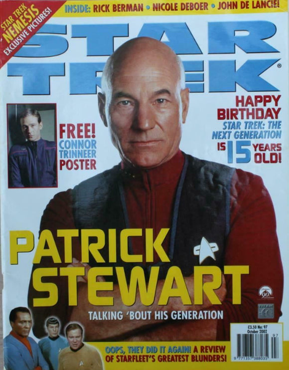 Star Trek magazine - October 2002 - Patrick Stewart