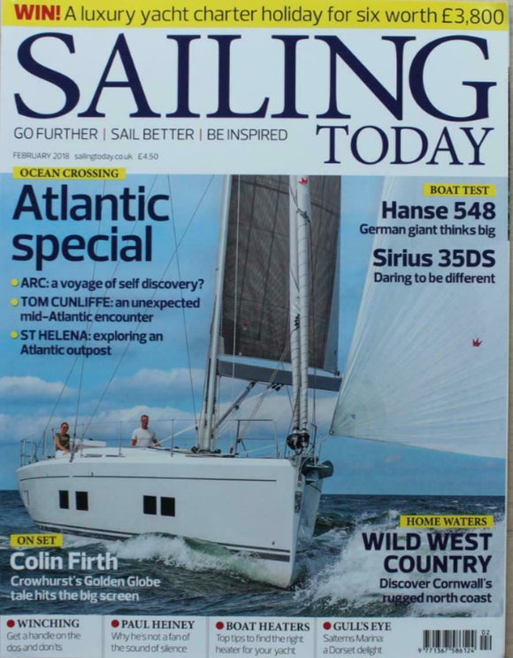 Sailing Today - Feb 2018 - Hanse 548 - Sirius 35DS