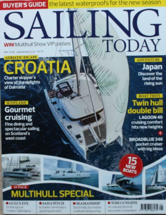 Sailing Today - May 2018 - Lagoon 40 - Broadblue 346