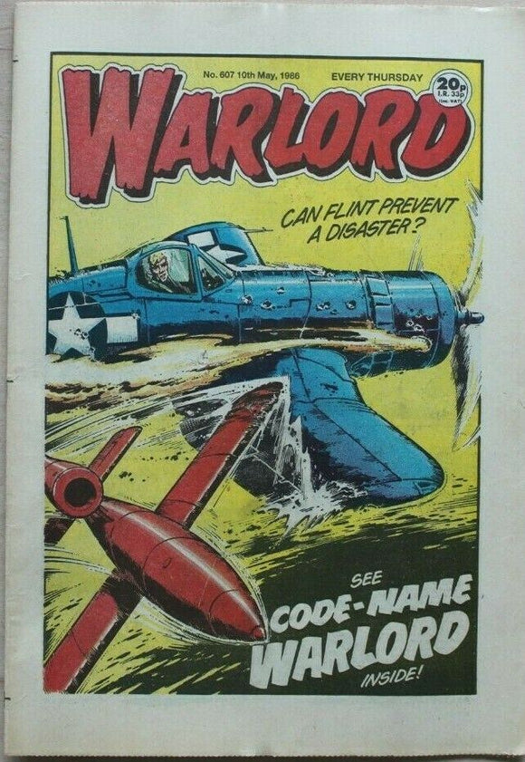 Vintage Warlord war comic # 607 - 10 May 1986