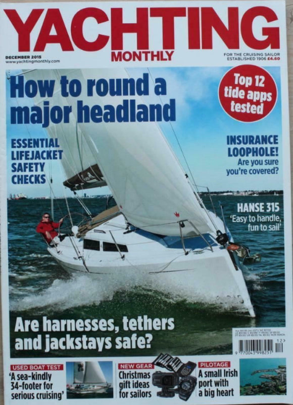 Yachting Monthly - Dec 2015 - Hanse 315 - Legend 34