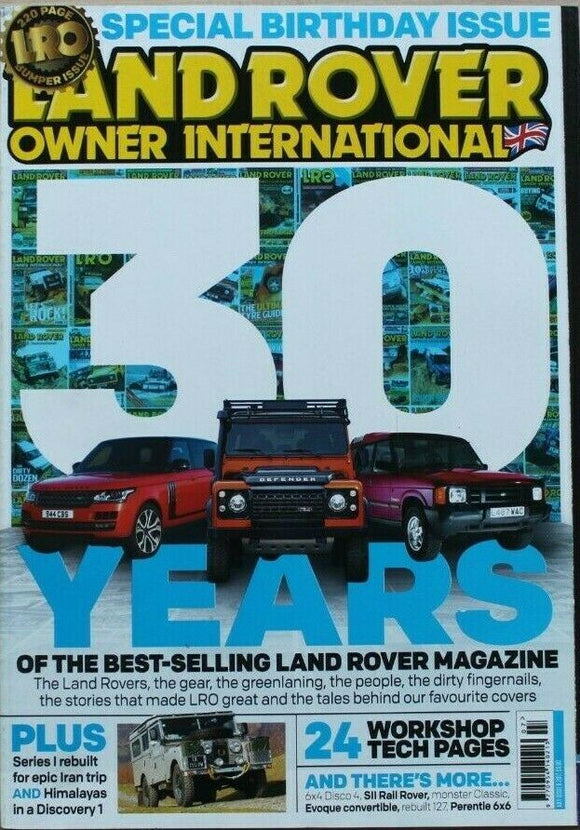 Land Rover Owner LRO # July 2017 - 30th Anniversary
