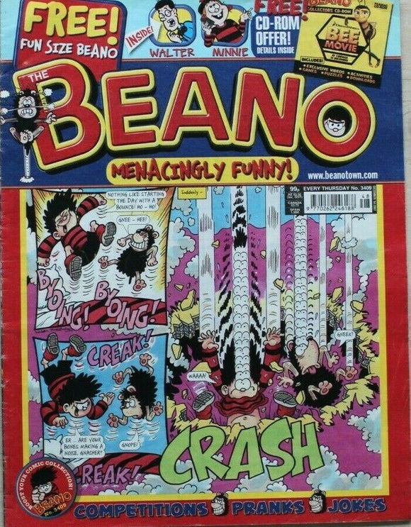 Beano Comic - 3409 - 1 December 2007