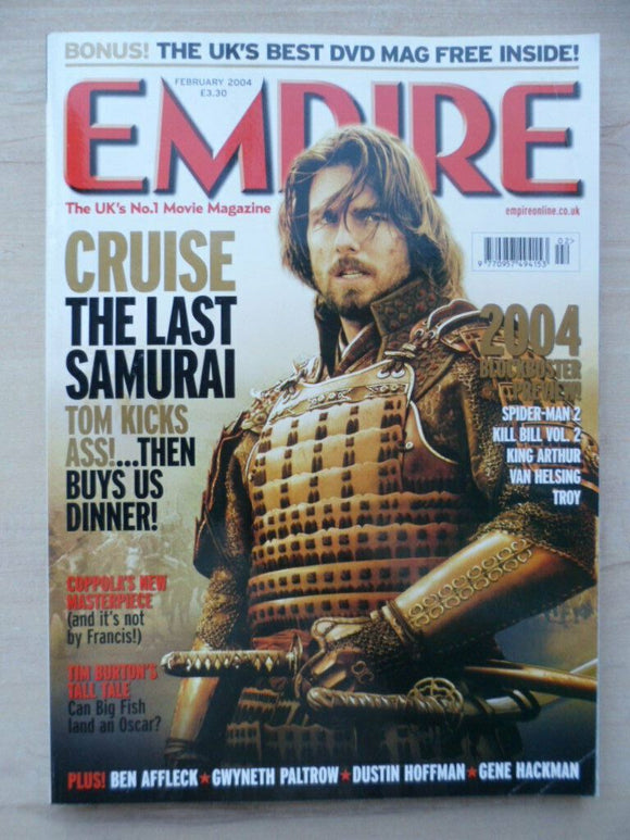 Empire magazine - Feb 2004 - # 176 - TOM CRUISE LAST SAMURAI